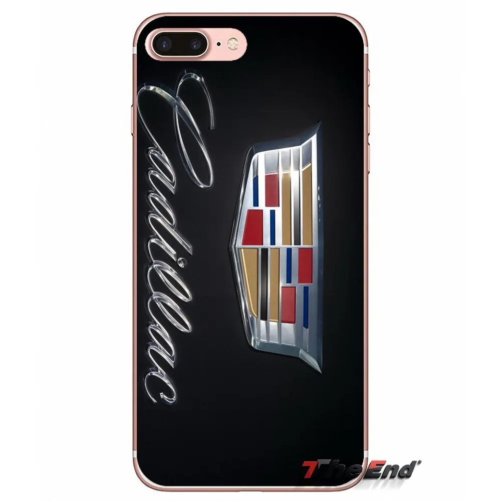 Для Samsung Galaxy S3 S4 S5 MINI S6 S7 edge S8 Plus Note 2 3 4 5 Grand Core Prime Cadillac Логотип эмблема автомобиля