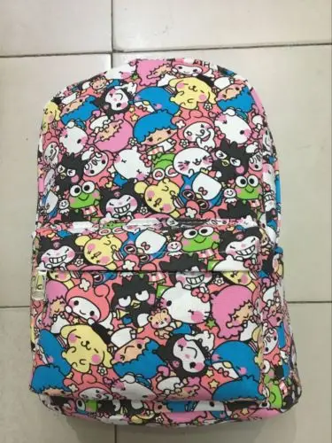 

Hello kitty melody 15" unisex backpack shoulder bag storage travel bag mochila school bag fashion bags new
