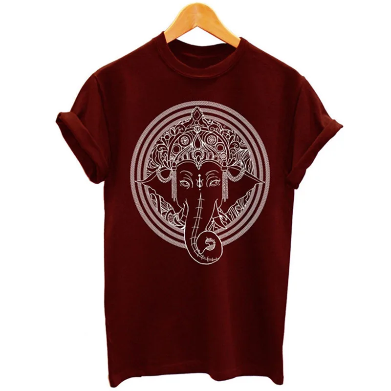 

Summer Tshirts Large Elephant Head T Shirt Men Women Casual Harajuku Tops Tee Shirts Cotton Short Sleeve Tshirt Black Camiseta