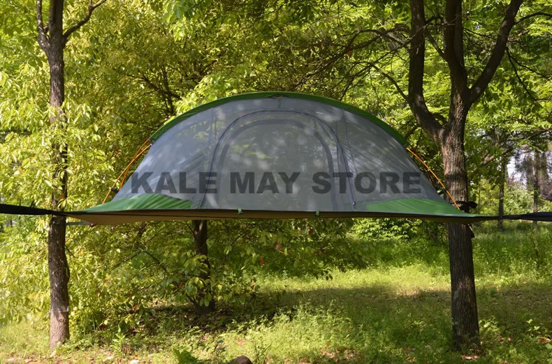 Rede à Prova Tenda para Caminhadas Árvore Suspensa Tenda Ultraleve Pendurado Casa Acampamento Dwaterproof Água 4 Temporada Mochila 220*200cm 13 High Quality Esporte e Lazer