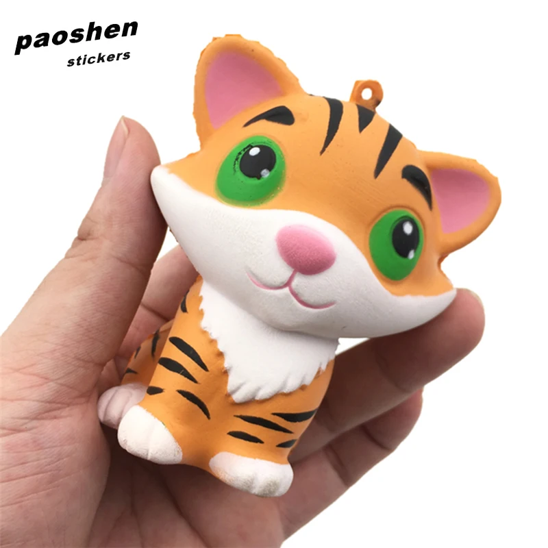 

PU Squishy Fun Crazy Poo Tiger Animal Toys Imitation Soft Slow Children's Toys For Children Boys and girls