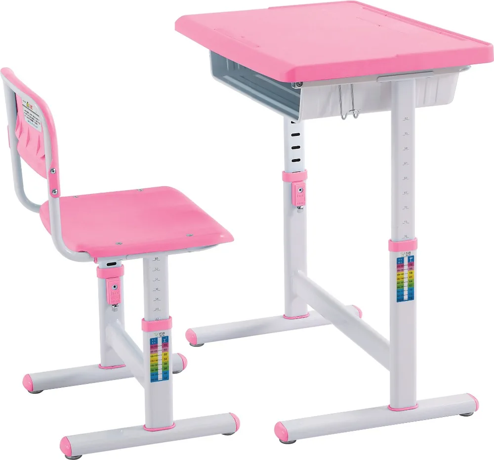 Multifunctional Ergonomic children study desk kid folding table with
