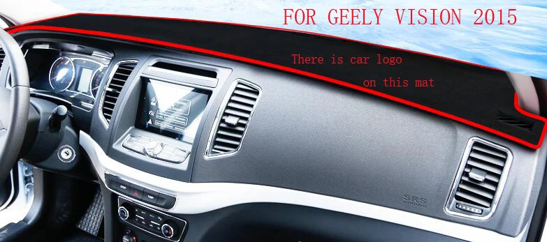

Car Anti-Light Mat Lightproof Heat Insulation Decoration Sun Shading Pad For Geely Vision X1 X3 X6 SUV S1