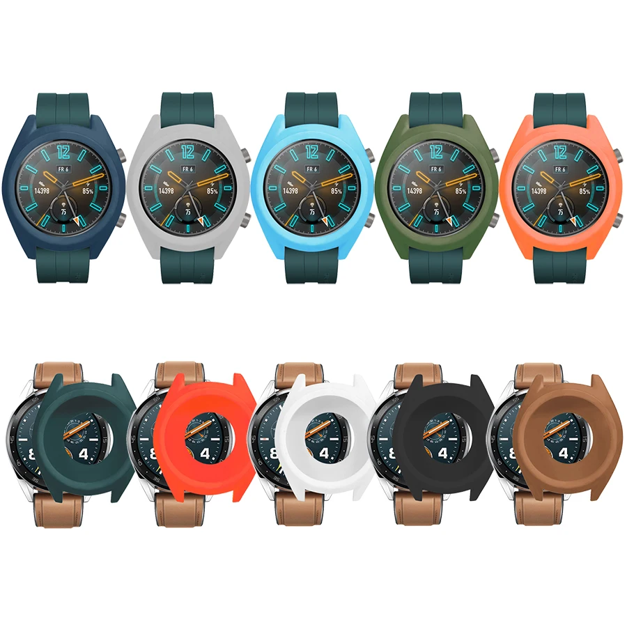 Защитный чехол для Huawei Watch GT/ GT Active силиконовый с полным покрытием защитные