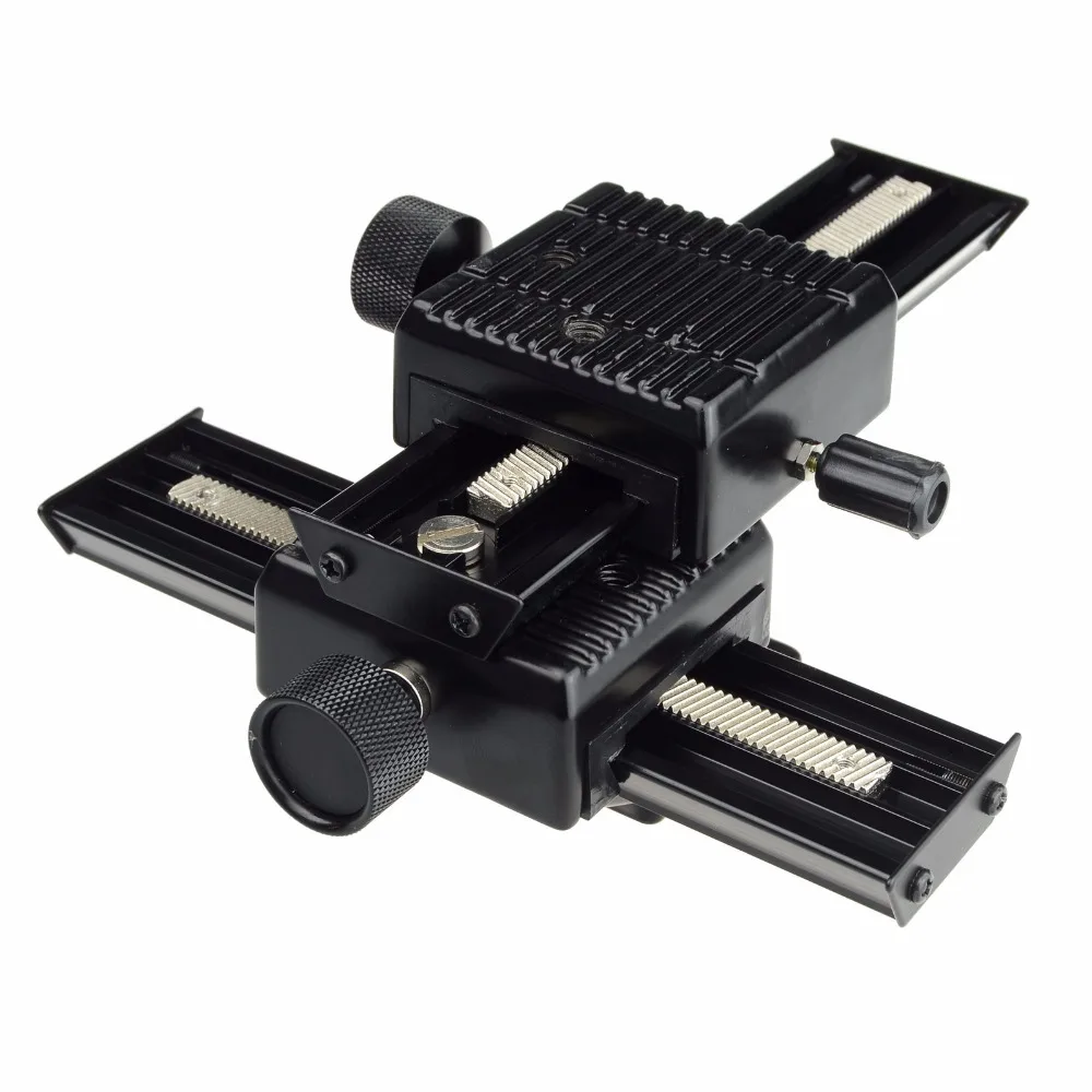 4 way Macro Shot Focusing Rail Slider for SLR DSLR DC 4 way Macro Shot Focusing Rail Slider for SLR DSLR DC