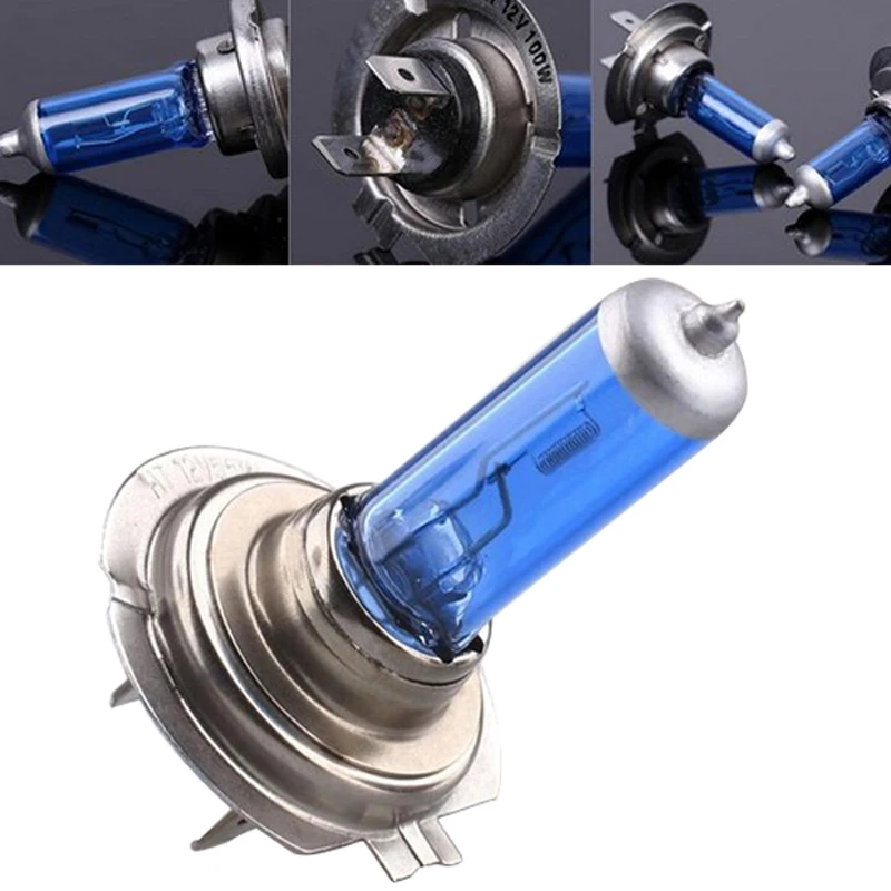 1pcs H7 12V 100W Car HID Xenon Super White Headlight Halogen Light Lamp Bulb