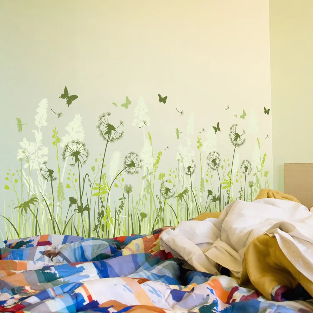 

2019 DIY Removable Dandelion Wall Decal Family Home Sticker Mural Art Home Decor Waterproof Wallpapers For Kids Bedrooms