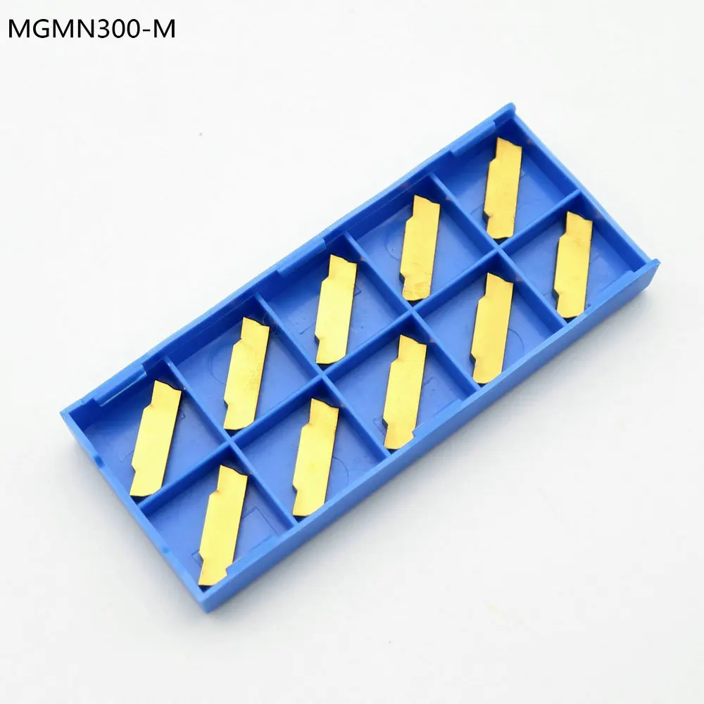 10Pcs MGMN300-M CNC Blade Groove Carbide Insert Grooving Cut-Off Tool 3mm Width mzg mgmn250 m zp20 indexable tool machining steel grooving cut off processing cnc tungsten carbide inserts
