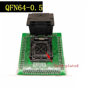

QFN64 Burning Seat Covering Test Seat Gold-plated Needle IC550-0644-006-G pin pitch 0.5