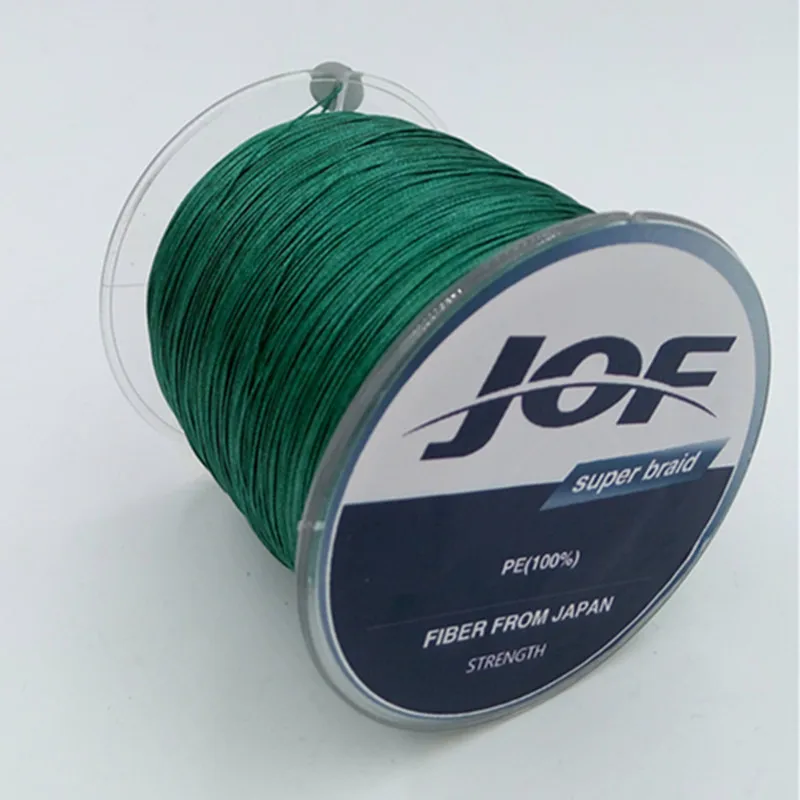 

JOF 1000M Super Strong Japan Multifilament PE Braided Fishing Line 4 Strands Super Strong 8 10 20 30 40 60 80LB 100LB