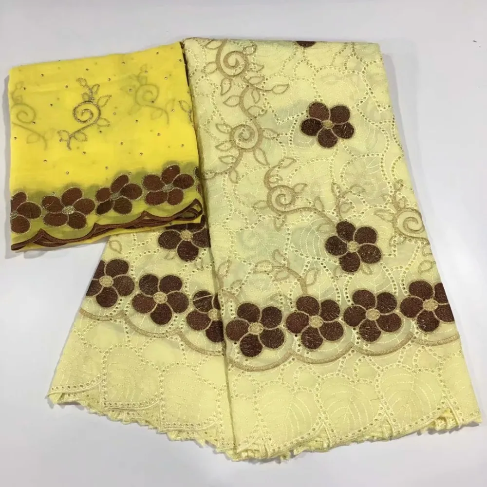 

Nigerian Lace fabrics 2019 African Swiss Voile Lace High Quality Swiss Voile Lace in Switzerland For Wedding dress