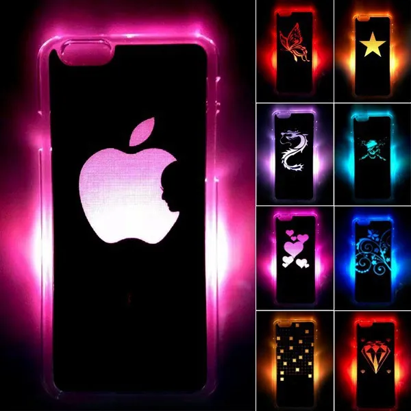 

For Apple iPhone 6 Led Lcd Light Color Changed Flash Sense Cover