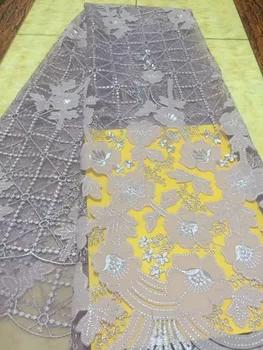 

5yard New Design French Lace 8 Color Optional Bridal Embroidered Tulle Lace Fabric French Lace Fabric.Latest Nigerian Laces CDF