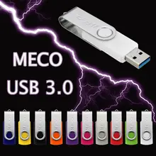 Meco Multi Color USB3.0 Flash Drive 64GB Disk Super Mini Pen Drive Tiny Pendrive Memory Stick Storage Device U Disk