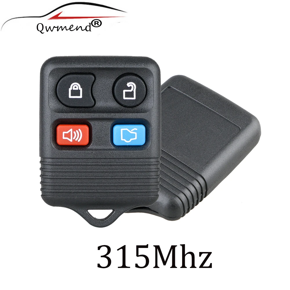 4buttons Remote Car Key Transit Keyless Entry Fob 315mhz For Ford