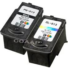 XL PG512 Black & CL513 Colour Refillable Ink Cartridge For CANON PIXMA IP2700 2700 MP495 MP230 Ink Printer