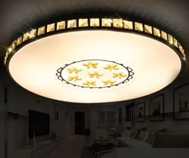 FREE SHIPPING LED Circular ceiling 30W Even light eye protection modern minimalist bedroom ceiling led acrylic art lighting