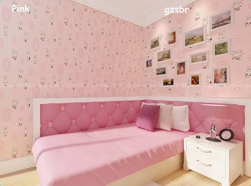 Blue Light Yellow Pink Wall Papers Wallpaper Kids Papel De Parede Blue Light Yellow Pink Wall Papers Wallpaper Kids Papel De Parede For Walls Pattern Damask Paper Roll Wallcoverings In Wallpapers From Home Improvement