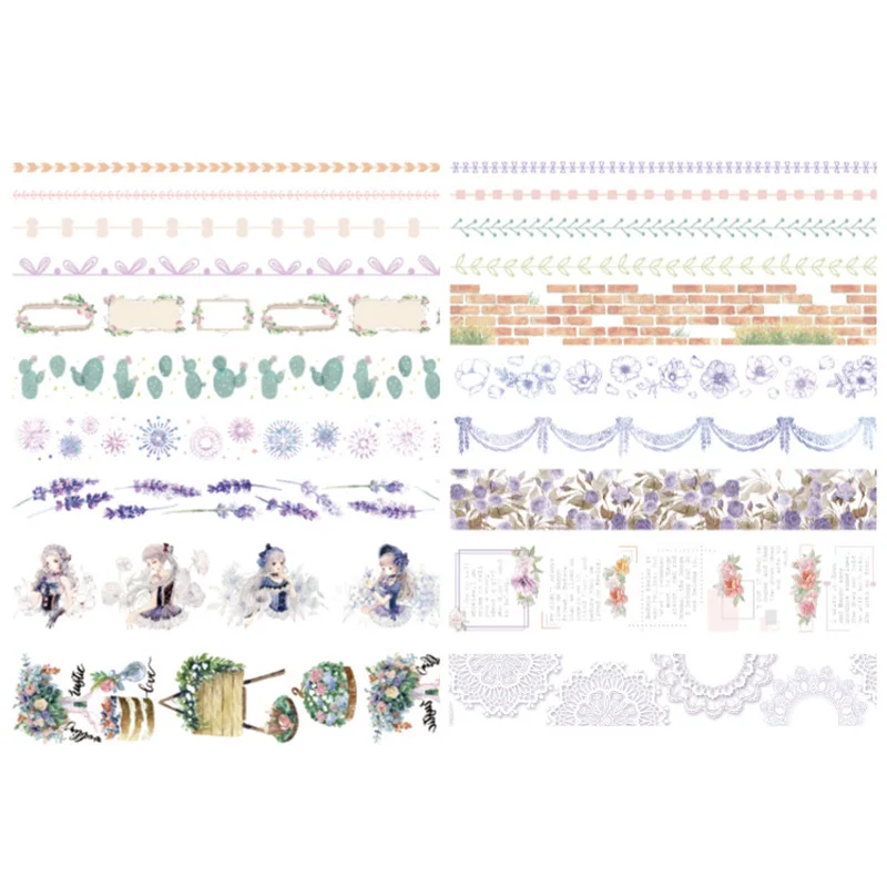 

Paper Tape 20 Involved Set Handbook DIY Decorative Stickers Warm Memoirs Series