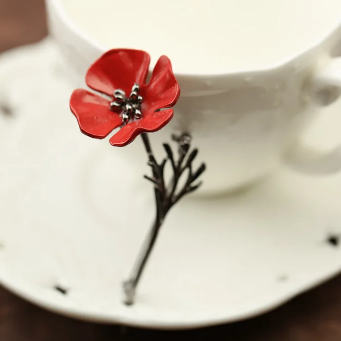 3  flower brooch