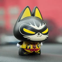 CHSKY автомобиль орнамент Творческий мультфильм Автоаксессуары орнамент Брюс Ли ПВХ Милые приборной панели автомобиля игрушки моды украшения подарок