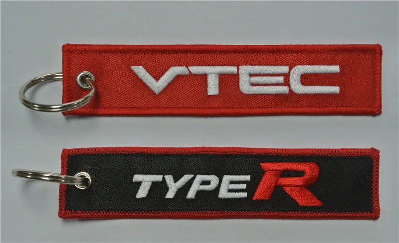 Вышитая ткань типа R VTEC FN2 Integra брелок