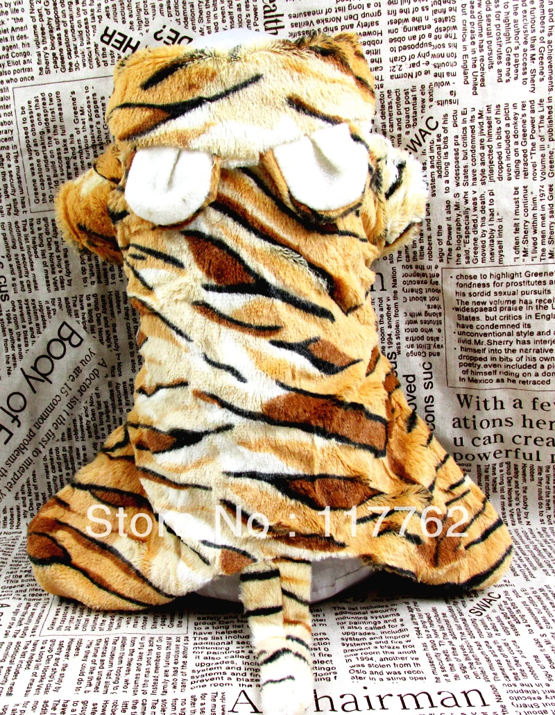 Tiger Design Pet dogs Coat Free Shipping Dogs Clothes new clothing for