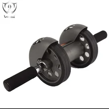 

Heavy duty Dual Wheels Ab Roller Fitness Equipment Abdominal Carver Abs Trainer Outdoor Indoor Workout MachineZS6-2308