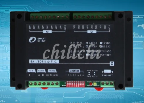 8DI 8AI аналоговый входной канал значение для переключения сбора RTU IO Modbus модуль plc расширение