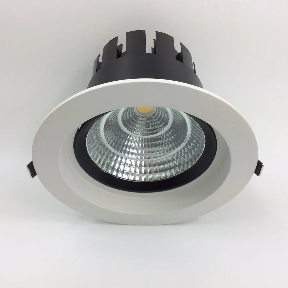 Ângulo de Feixe Downlight com Alta Aletas do Radiador de Alumínio 60 40 w Ajustável Qualidade Recesso Qualidade Novo Integrado 2 recessed downlight