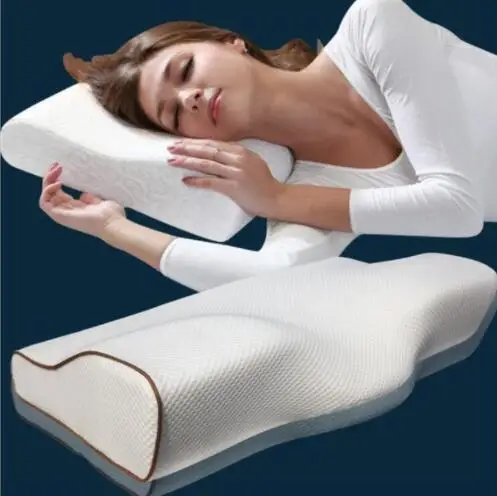 

Ergonomic Support Cushion with Butterfly-Wings Shape Sleep Pillow Memory Foam Eyelash Extension Lash to Relieve Pain