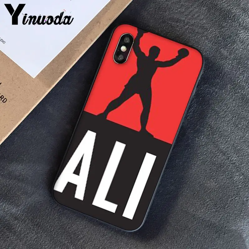 Yinuoda Muhammad Ali бокс Чемпион Новинка чехол для телефона Fundas чехол для iPhone 8 7 6 6S 6Plus X XS MAX 5 5S SE XR Fundas Capa