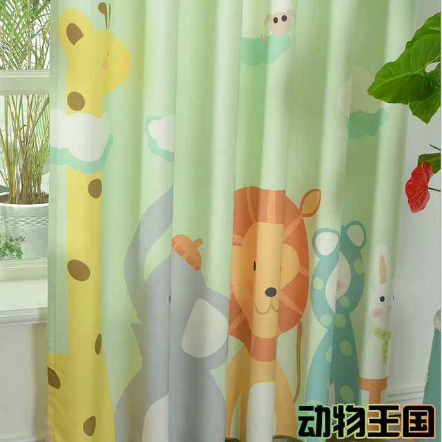 Modern Green Curtains For Bedroom Curtains For Children Baby Room Curtains Blackout Cortinas Rideaux Enfant Kids Room Curtains Curtains For Green Curtainscurtains For Bedroom Aliexpress