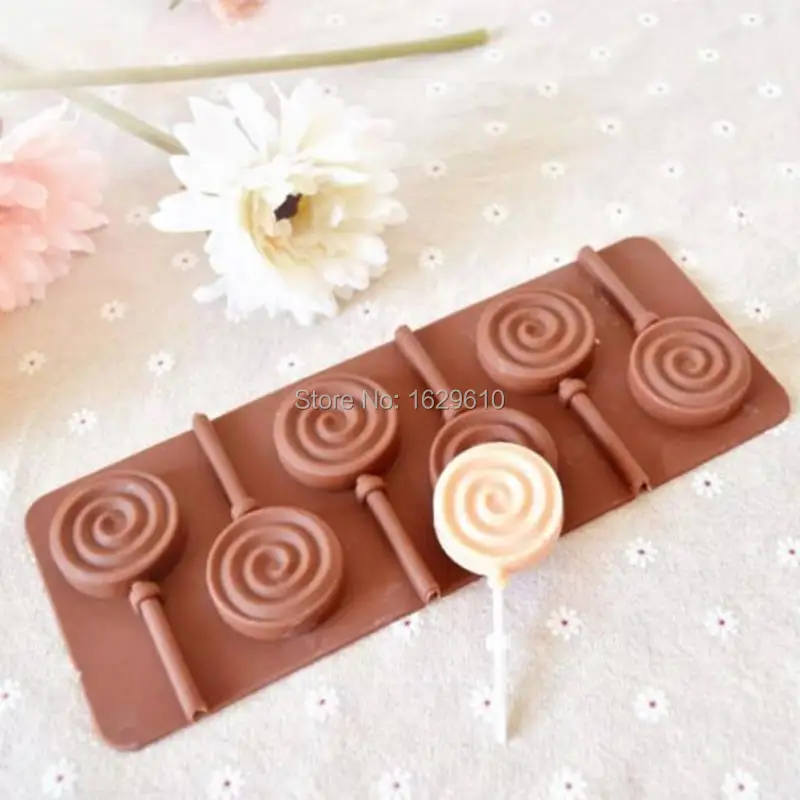 Silicone Soap Fondant Lollipop Sticks Pop Mould Cookie ...