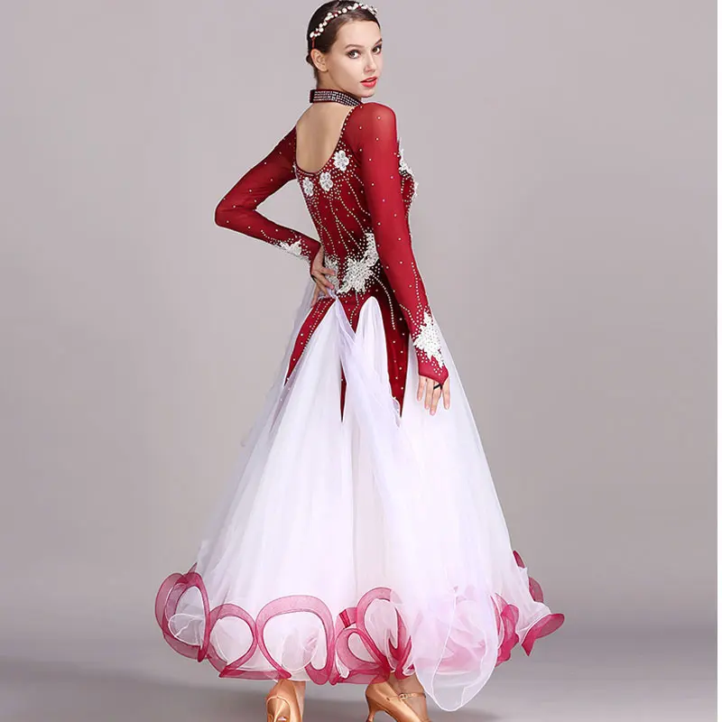 Бальное стандартное танцевальное платье, платья для соревнований вальса/платье для танцев, стандартные женские/женские бальные платья