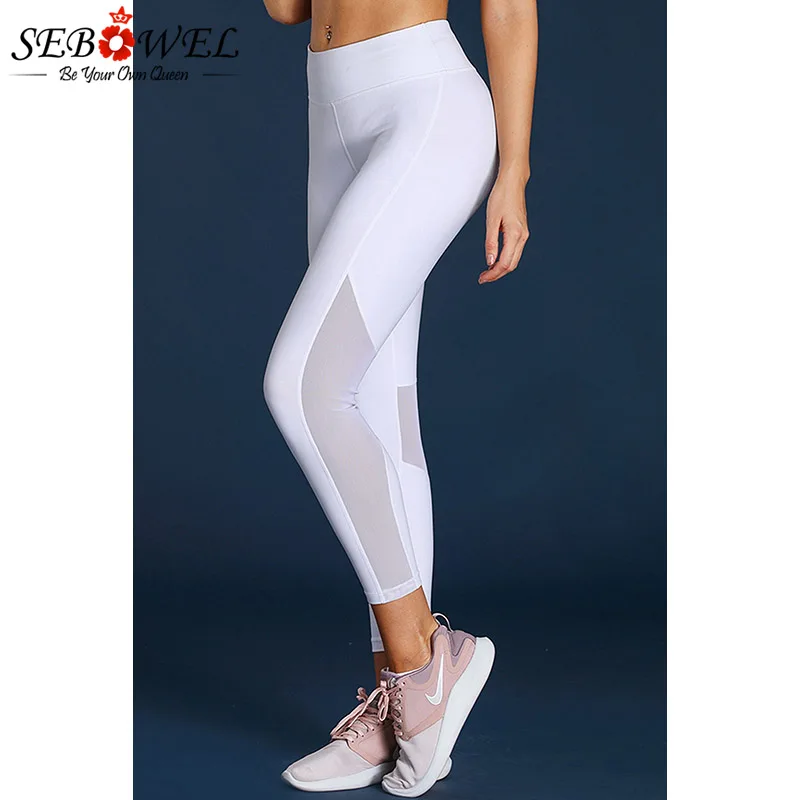 White-High-Rise-Mesh-Patchwork-Gym-Sport-Yoga-Leggings-LC77126-1-3 