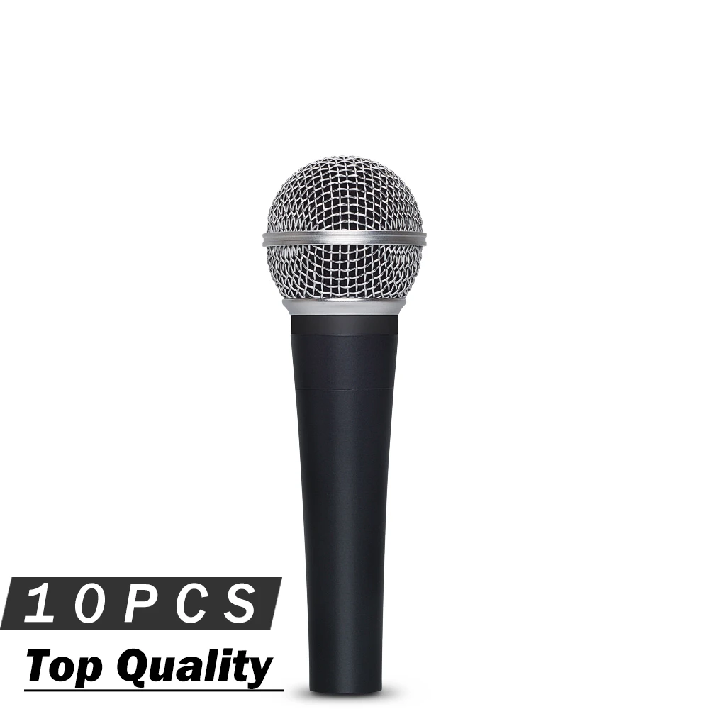 

10PCS Top Quality Dynamic Vocal Microphone SM58LC !! Real Transformer !! PRO Karaoke Handheld Mic 58LC for Live Performance