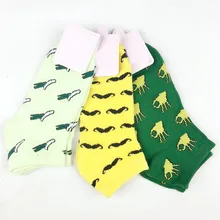 LNRRABC Trendy Winter Women Fun Character Fruit Foods Cotton Short Socks Casual Standard Floor length Socks Children Socks