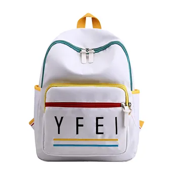 

2019 New Casual Travel School Backpack Student's Backpack Large Capacity Alphabet Bag Fashion Travel College Backpack rugzak #C7