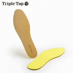 TripleTop преимущество цена дышащий дезодорант из искусственной кожи Подушка унисекс кожаная обувь для мужчин стелька