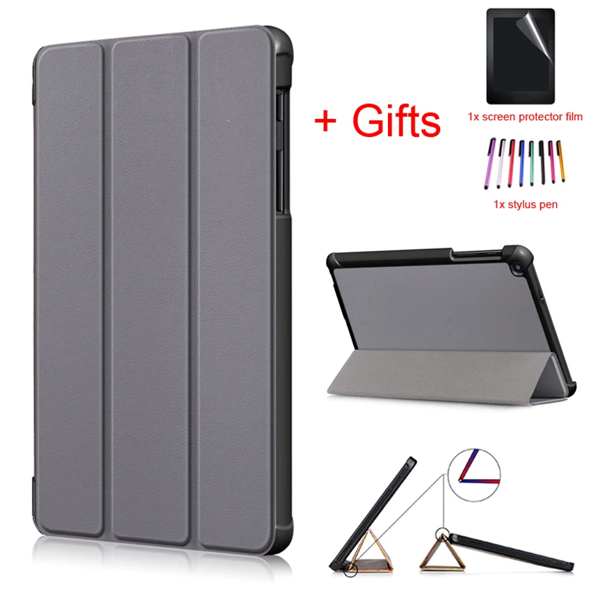 Чехол-подставка для Samsung Galaxy Tab A 8,0 P200 P205 SM-P200 SM-P205 с S Pen " Планшет ультра тонкий из искусственной кожи чехол