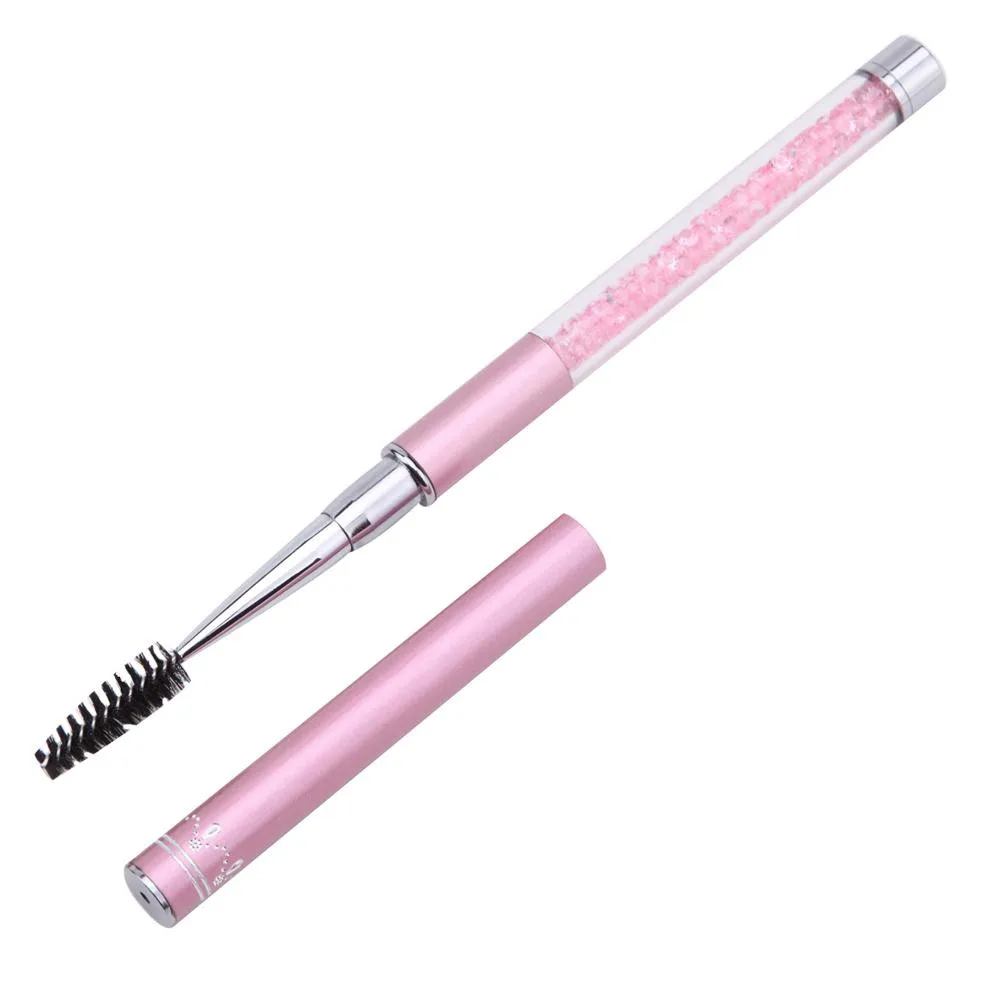 

Out top 1pcs Reusable Eyelash Brush Cosmetic Mascara Wand Applicator Spooler Make up Tool Pen Makeup brush c0925