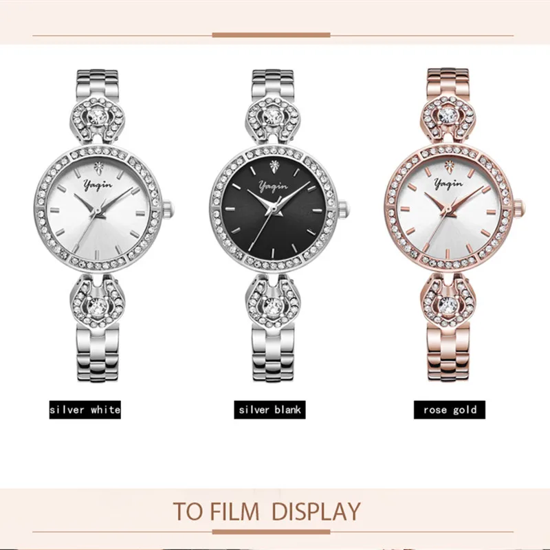 Модные женские часы Reloj Mujer нержавеющей стали женщины кварцевые