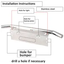 Buy Front License Plate Mount Holder for Offroad SUV ATV UTV Black Sliver housing Bracket for led light bar Driving Light work light Free Shipping