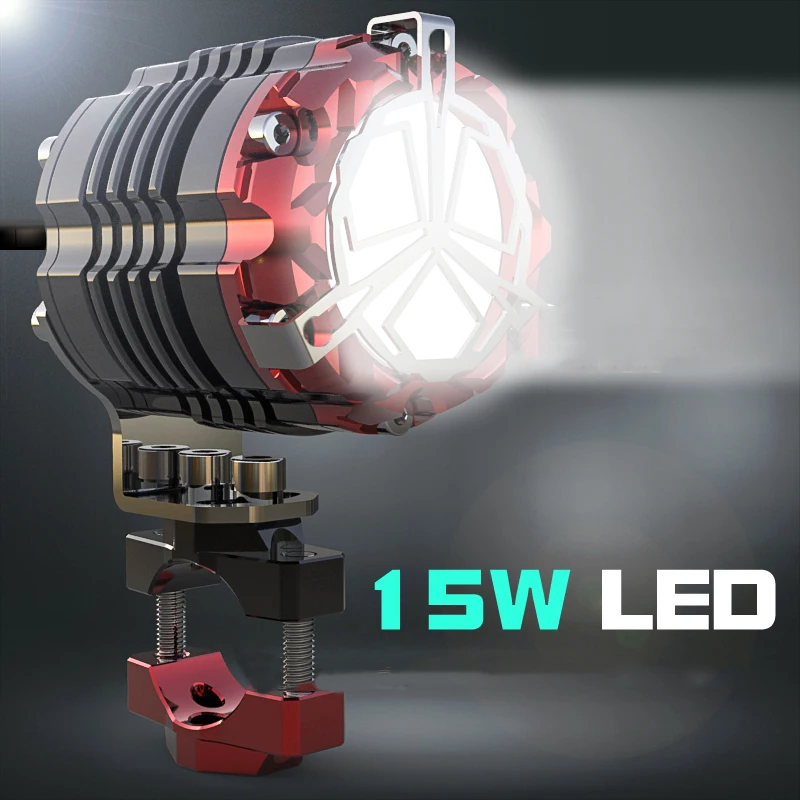

Spirit Beast LED Spotlights Modified Accessories External Headlamps Motorcycle Auxiliary Lights Highlight Super Bright Lights