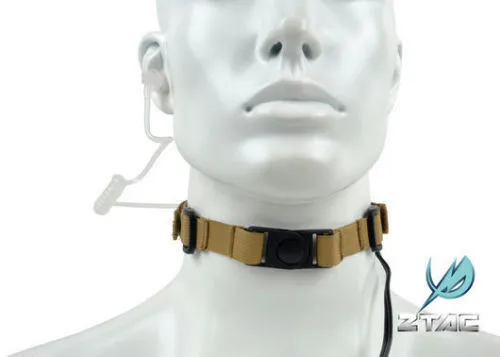 

NEW headset headphone parts Element / Z-Tactical Z033 Tactical Throat Mic + Tube Earphone Set (TAN)