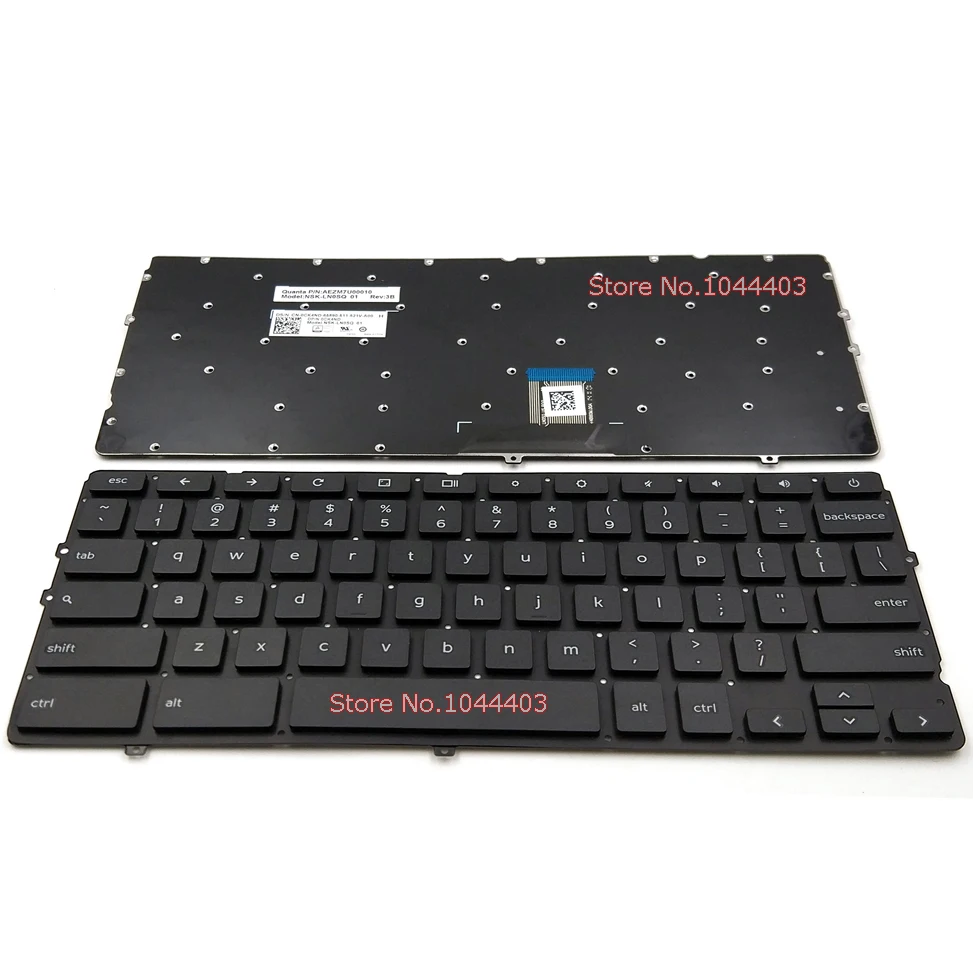 New US Laptop Keyboard for Dell Chromebook 11 3120 0CK4ND DLM14K13US-920 NSK-LN0SQ Black Without Frame New US Laptop Keyboard for Dell Chromebook 11 3120 0CK4ND DLM14K13US-920 NSK-LN0SQ Black Without Frame