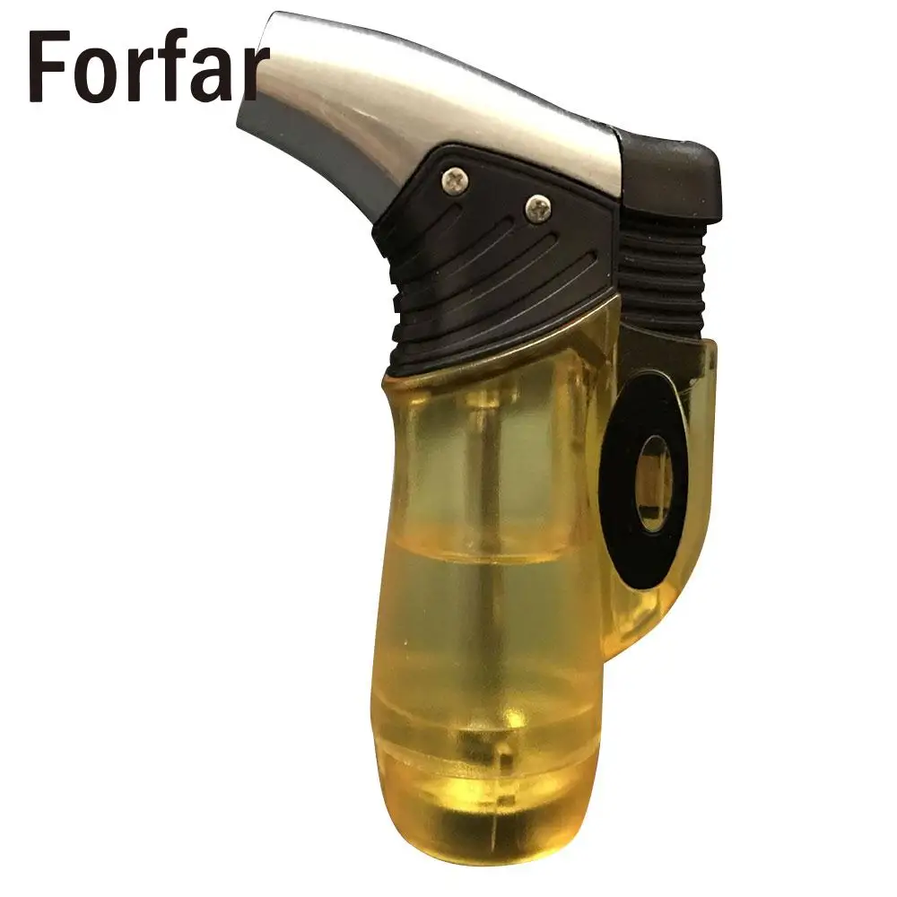 9*3.7*2.3cm Plastic Equipment Outdoor Torch Lighter Butane Jet Mini