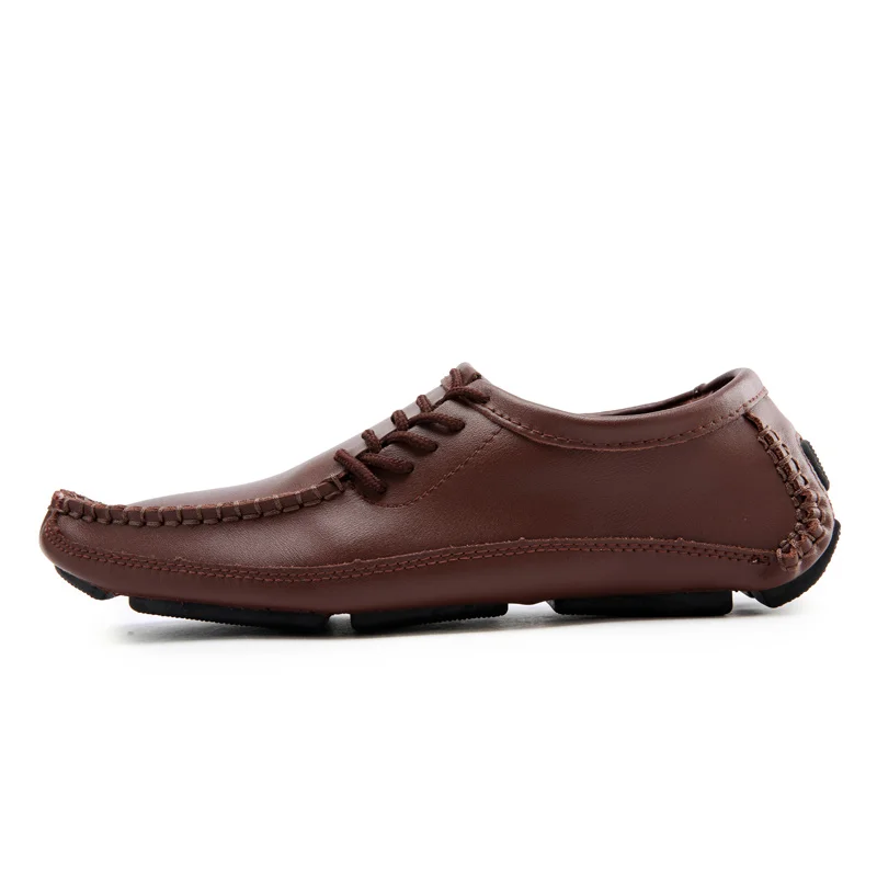 

Handmade Men Boat Shoes Super Lightweight Casual Shoes for Car Driver High Quality Men Loafers Leather Genuine Luxury Designer