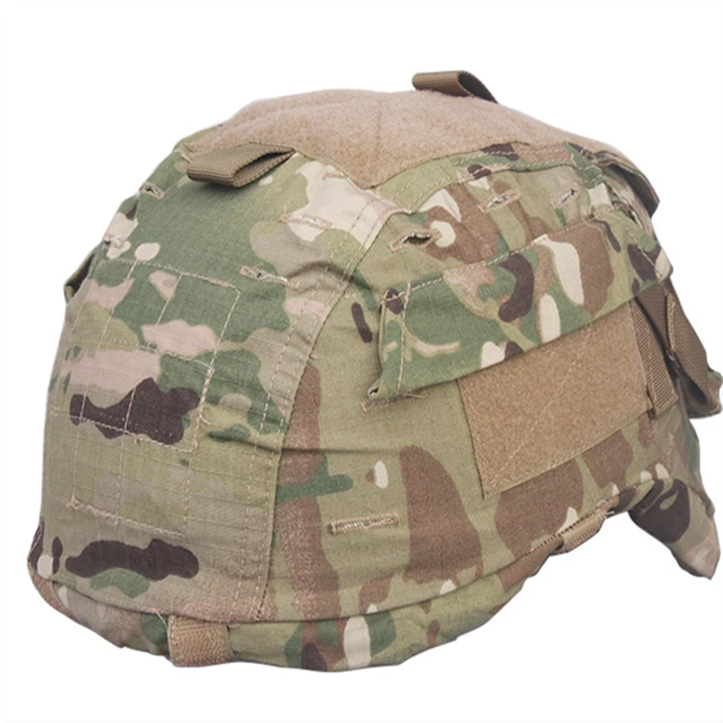 

MICH Helmet Cover with Hook & Loop for MICH 2001 Ver2 Helmet Airsoft Tactical Paintball Hunting Helmet Gear Safety & Survival